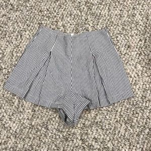 American apparel pleated shorts
